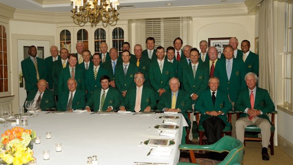 The Masters Championship Dinner Menu