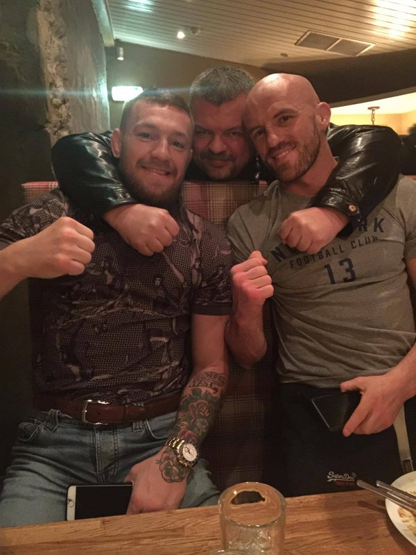 Conor McGregor Out To Dinner In Iceland