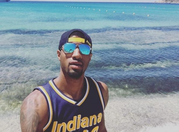 Paul George Names His Pitbull Puppy Kobe